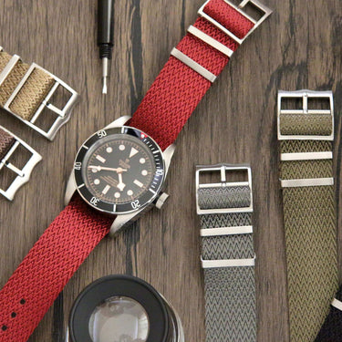 Mako- Luxury Single Pass Military Style Watch Strap
